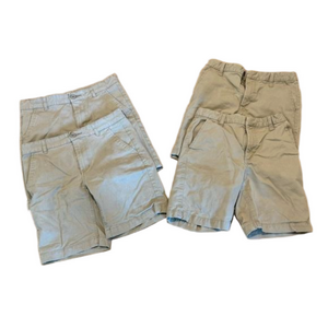 Boys School Uniform Bundle of 4 Khaki Shorts Gap Old Navy 12